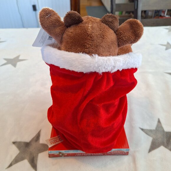 Rudolph With Peek-A-Boo Dan Dee Motion Light and Sound Christmas Plush See Video - Picture 3 of 10